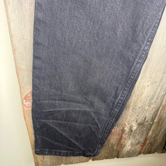 Abercrombie & Fitch Curve Love Ultra High Rise 90s Straight Jean Black Wash 27 S - Picture 4 of 12